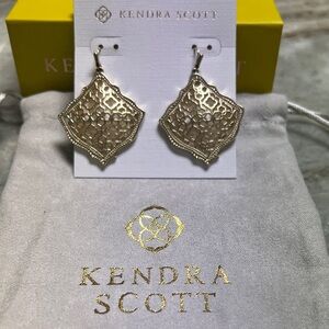 Kendra Scott Gold Statement Earrings